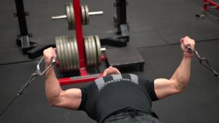 How to do a Flat Bench Cable Fly | Tiger Fitness