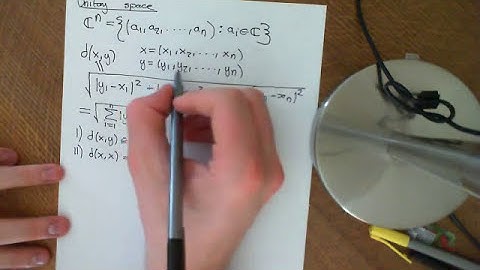 Unitary Space as a Metric Space