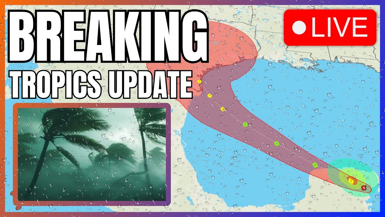 🔴BREAKING: Beryl Aimed At Texas As A Category 1 Hurricane - YouTube