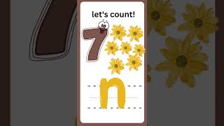 Learn SEVEN |  Counting |Understanding the Basics of Enumeration & spelling#shots#educationalcontent