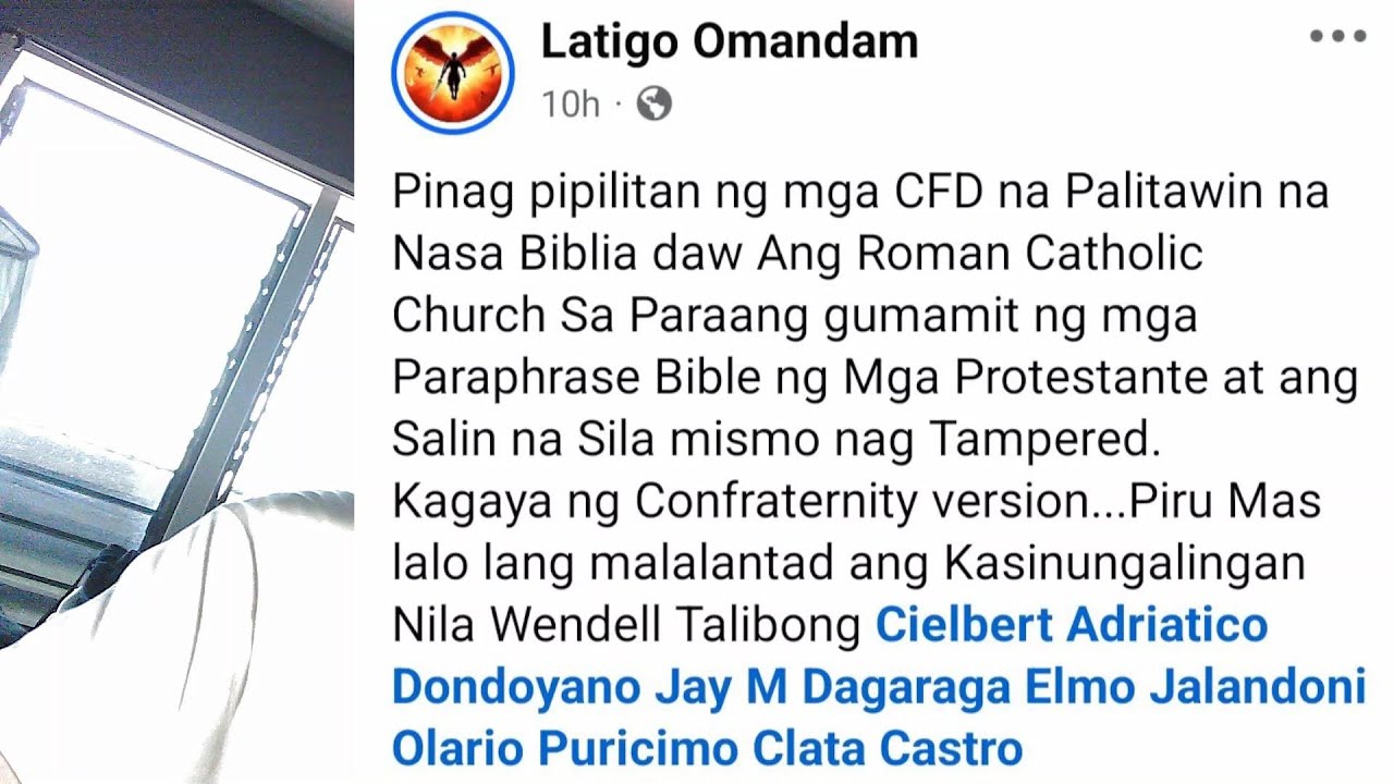 Tampered argument sa INC (gitubag ni Veritas899) 01-23-2026