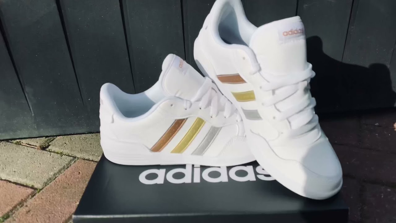 Coche calculadora Sala Adidas VL Hoops 2.0 Women Sneaker ON FEET - YouTube