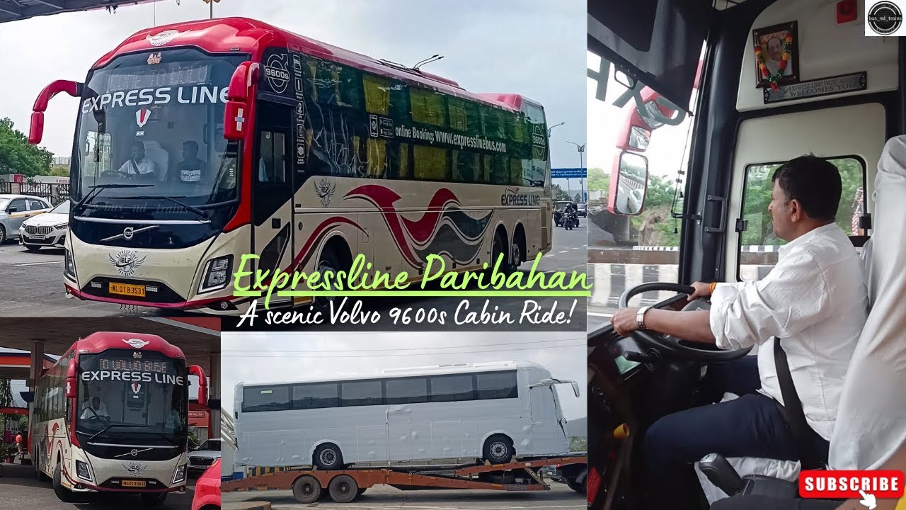 Volvo 9600s Cabin Ride | Expressline Bengaluru to Mumbai via Pune | Scenic Expressway Views