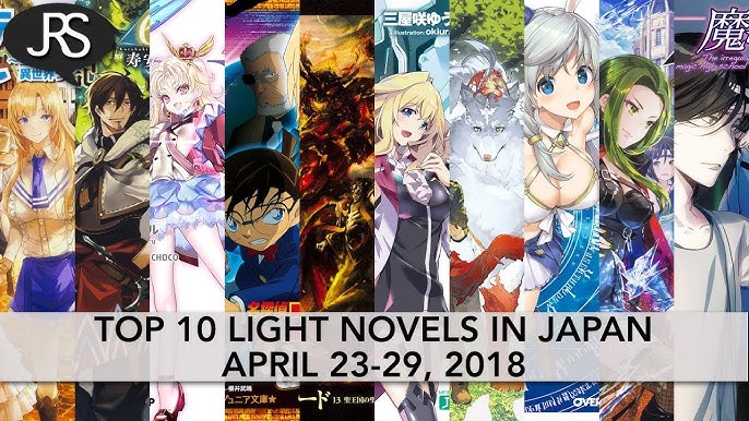 Top 10 Light Novels in Japan for the week of August 20-26, 2018 #LightNovel  