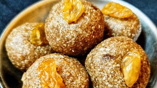 Oats & Jaggery Laddoos | Healthy Snack for Kids & Adults |