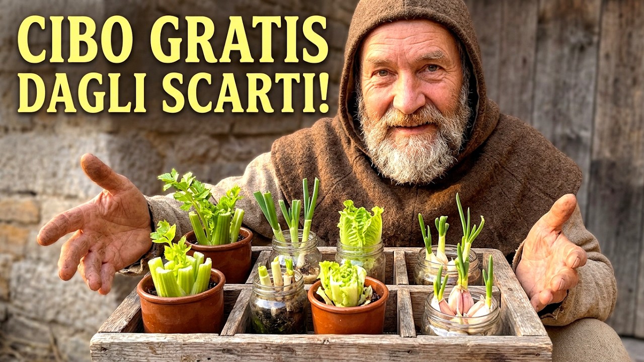 25 Scarti Di Cucina Che NON Dovresti MAI Buttare (Ricrescono In CIBO Gratis!)