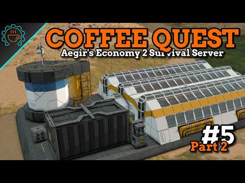 Part 2 - Building Up Rep and a Water Tower | Coffee Quest E5 | Aegir's Survival Server