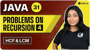 Recursion Questions - 4 | GCD | Euclids Algorithm | Lecture 31 | Java & DSA Course
