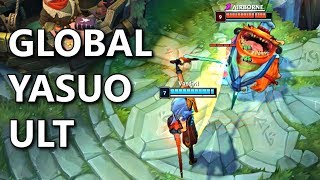 GLOBAL YASUO ULT vs Pantheon & Tahm & TF Ults!