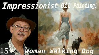 Painting LOOSE, THICK and BOLD in OILS! Impressionist painting. #impressionism #oilpainting