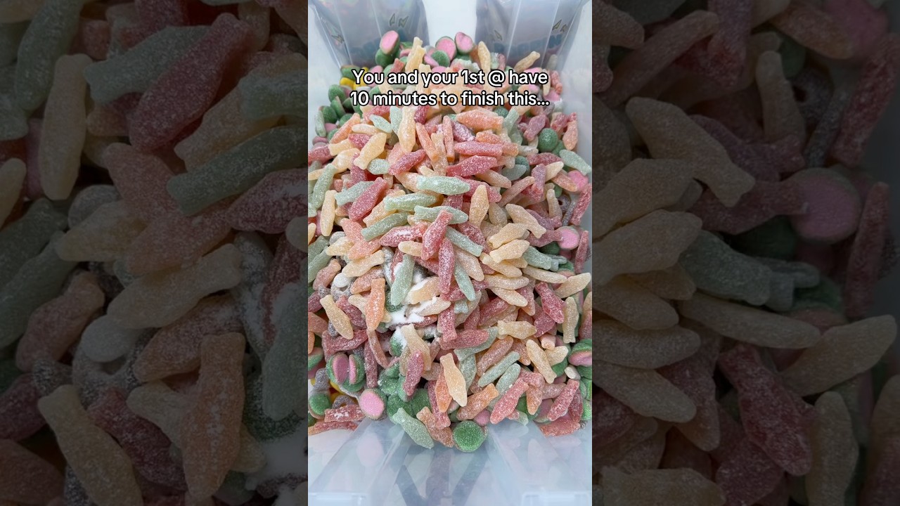 🇸🇪⛓️Could you and your 1st @ finish this WHOLE Swedish Candy Mix in 10 minutes?!⛓️🇸🇪 
