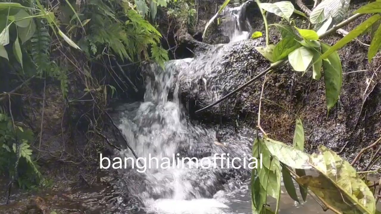 sound of nature, typical of rural nature , mini waterfall by 
