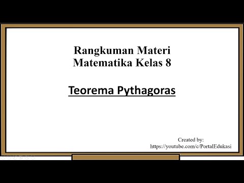 Materi Matematika Kelas 8: Teorema Pythagoras