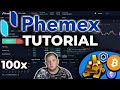 PHEMEX EXCHANGE TUTORIAL - Long And Short Bitcoin Using Leverage | Zero Fee Spot Trading Guide