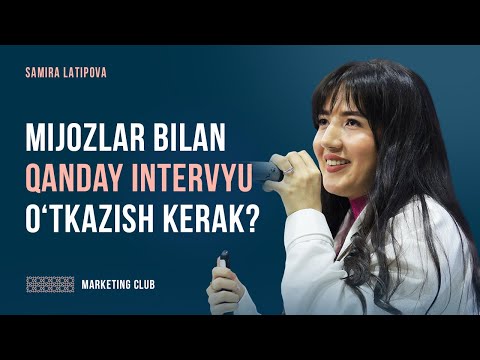 Mijozlar bilan qanday intervyu o'tkazish kerak? | Custdev qanday qilinadi? |Samira Latipova