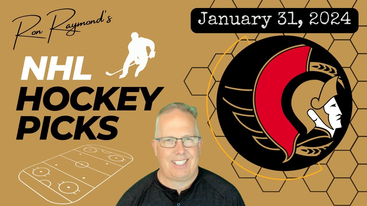 Ron Raymond Ron Raymond's Free NHL Picks 01/31/24 - Hockey Predictions - YouTube
