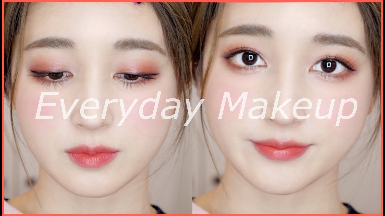Everyday Makeup とある日のメイク オレンジピンクメイク Youtube