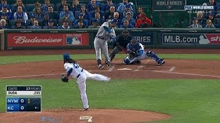 WS2015 Gm2: Duda gets an infield single in the 2nd