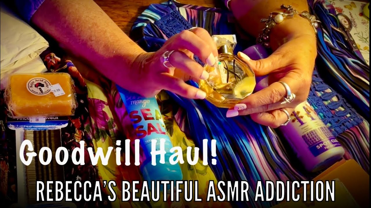 Shopping Haul~Goodwill! ASMR (Whispered Version) Show & Tell & lots of crinkles!