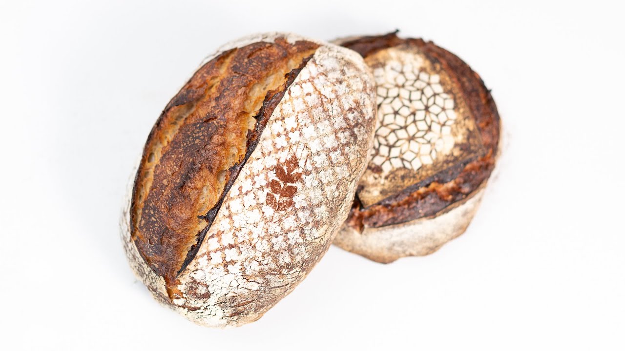 Bread Stenciling  Baking Techniques 