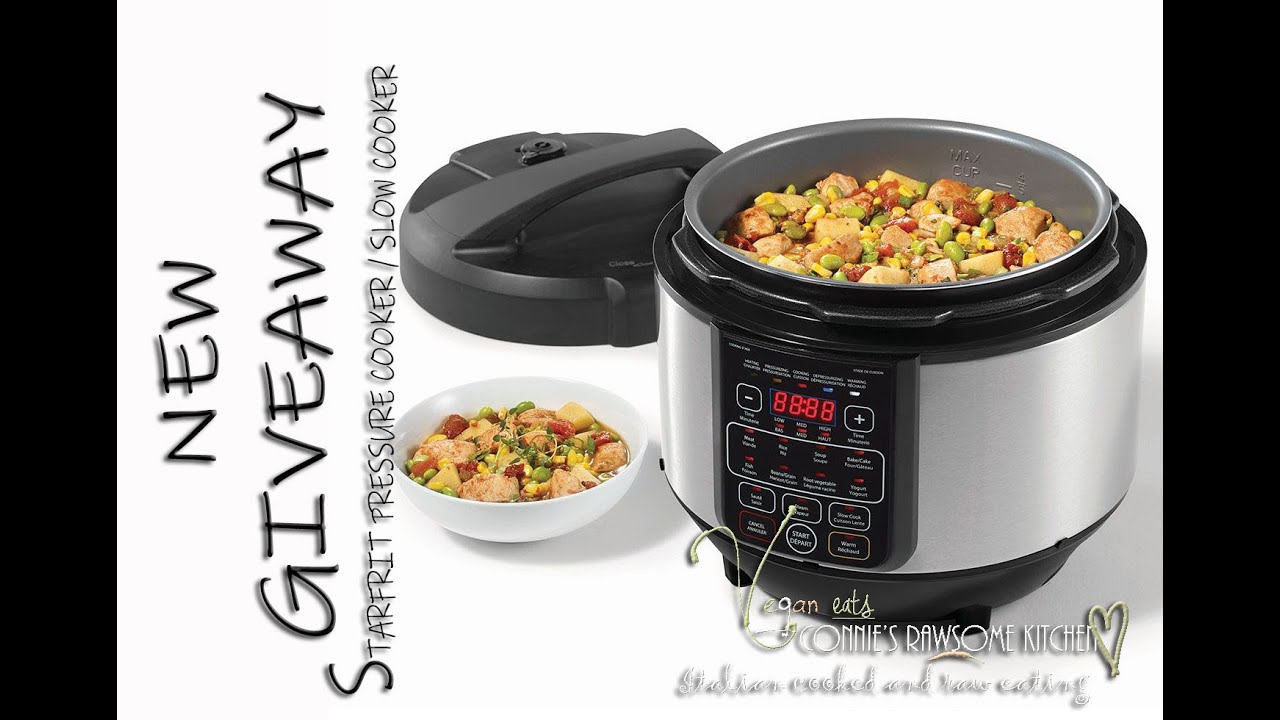 REVIEW GIVEAWAY NEW STARFRIT PRESSURE COOKER SLOW COOKER PERFECT