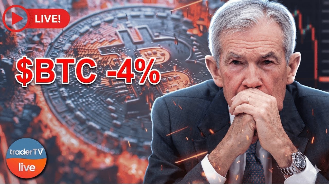 🚨 Crypto Selloff RESUMES! Bitcoin Drops as Fed Decision Looms | Live  Trading Dec 1