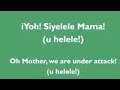 Sarafina .siyelele mama in lyric song