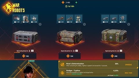 2.5k Special Delivery Opening + Rose Lin for Typhon! - War Robots DSC Bootcamp Event