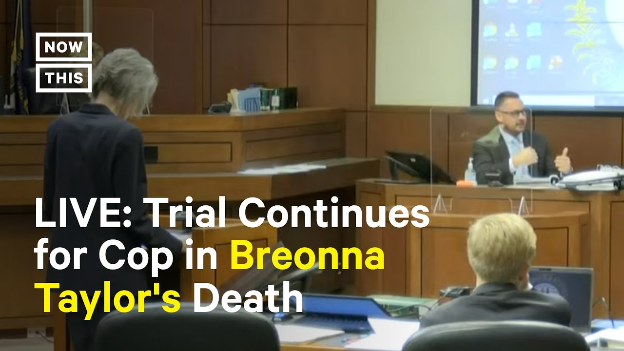 Trial for Former Cop Involved in Breonna Taylor Raid Continues I LIVE