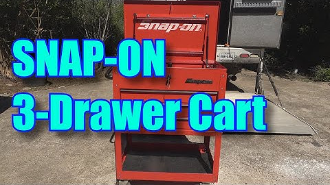 I Tell the TRUTH About This Snap-On 3-Drawer Cart!