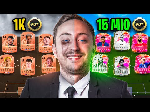 1,000 vs 15,000,000 COINS TEAM in FC 25! 🤑👀