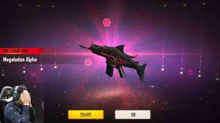 2 spin only new |megaloden alpha scar max level 7|14000 diamond lost| Garena free fire