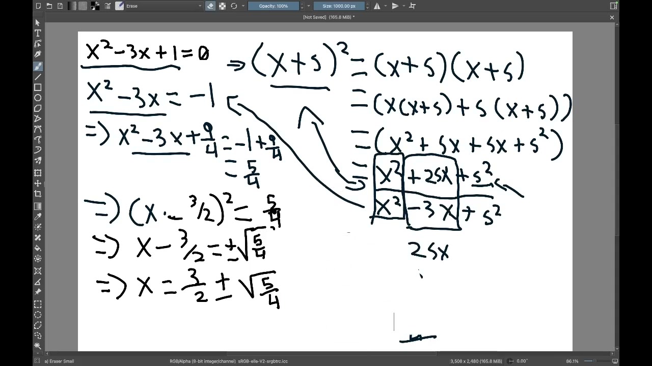 Completing The Square Tutorial (How it works + Equation)