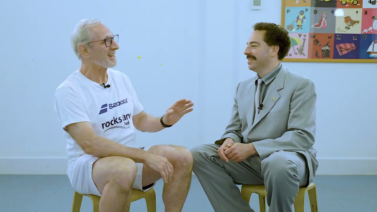 Borat Gets a Padel Lesson