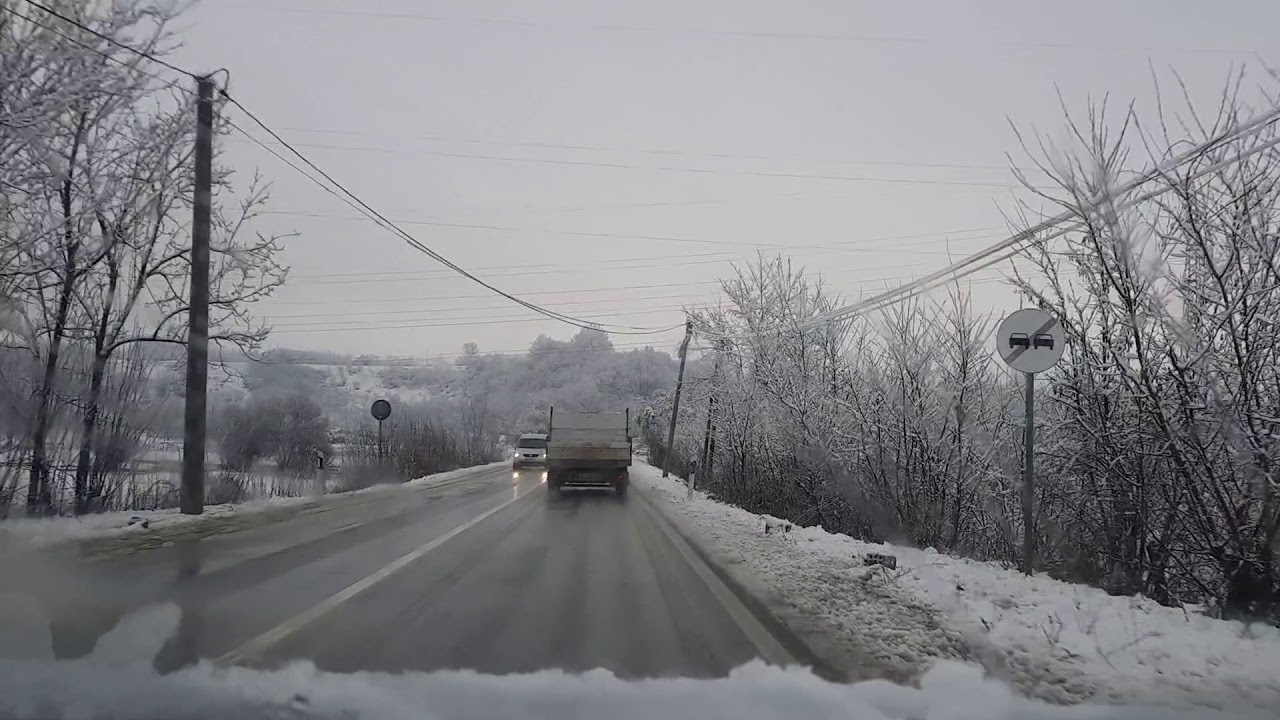 Winter in Gurrakoc, Kosovo