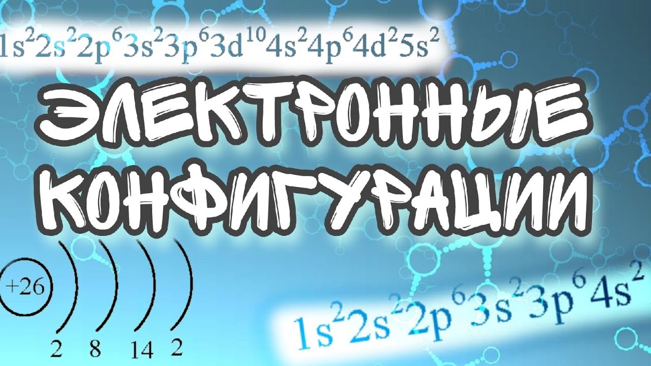 Электронные конфигурации атома / построение электронных конфигураций ...