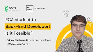 FCA Student to Back End Developer | Zen Class Placement | GUVI