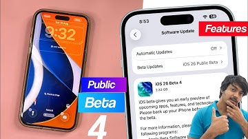 iOS 26 Public beta 4 | iOS 26 Public Beta 4 Features | iOS 26 Public Beta 4 Not Showing iPhone | 