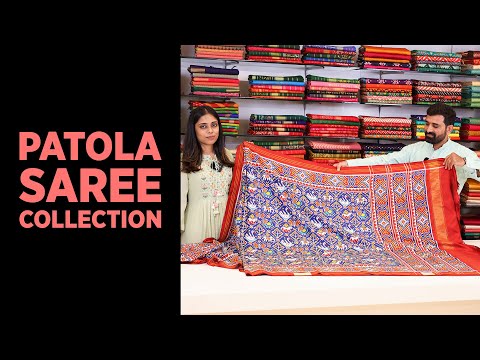 Types of Patola Saree Designs with Price | Patola Saree Hyderabadi, Rajkoti, Patan