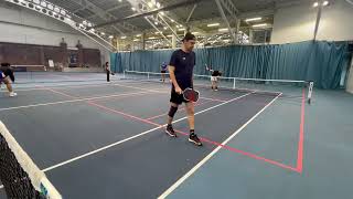 Pickle Ball Singles 4.4+ Mark Eggleton vs Dom Higgs - Game 1