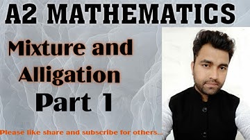 Alligations and Mixtures tricks| Mixtures and Alligations Concepts/Questions/ Problems/Solutions P-1