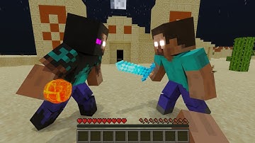 How to Spawn Enderbrine vs Herobrine in Minecraft !