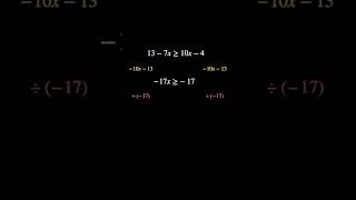 Easy Strategies for Solving Inequalities Part 1 #shorts