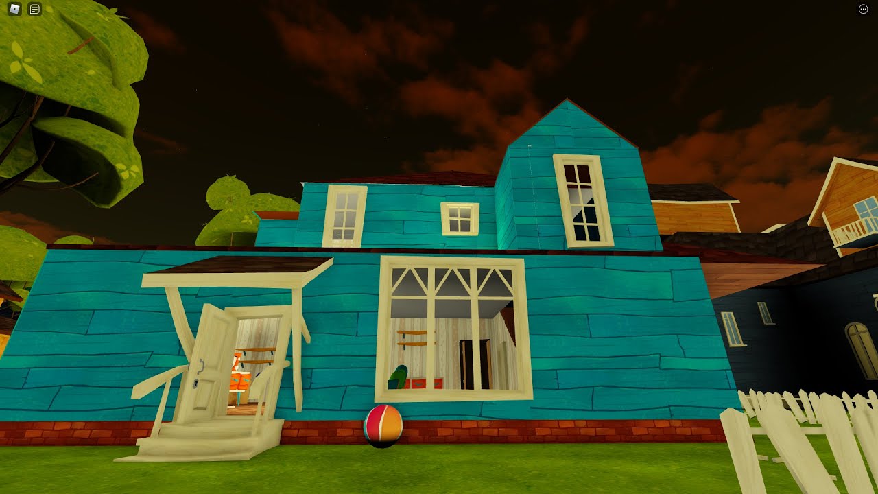 Ata ile uzun yıllar sonra tekrar video geldi |Hello Neighbor fullgame|#roblox#helloneighbor#game