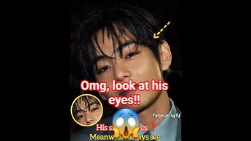 Omg, look at Taehyung eyes 😮❤️‍🔥 #shorts #ytshorts #taehyung #kimtaehyung #btsv #vbts #taehyungedit