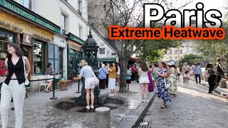 Walking in Extreme Heatwave 🥵|paris 2026🇫🇷| [4kHDR] France 