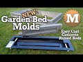 Concrete raised garden bed molds  plastic abs portland cement based forms