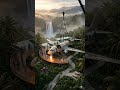 Abandoned Airplane Transformed Into a Luxury Jungle Villa Above a Waterfall
