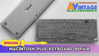 How to repair a Macintosh Plus Keyboard (M0110A) at no cost (Episode 2)
