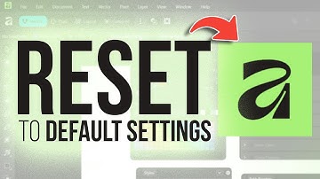 FIX All Affinity Glitches - How to RESET Affinity to Default Settings - the Right Way